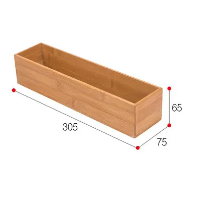 DIY бамбук хранение кухонной утвари коробка для Ножи и вилка Комбинации ящик для хранения косметики ящик для хранения посуда сортировочная доска коробка для столовых приборов - Цвет: Цвет: желтый