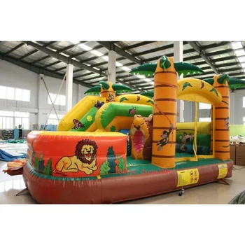 

PVC Hot Sale Inflatable Castle Bounce House / outdoor playground slide for kids