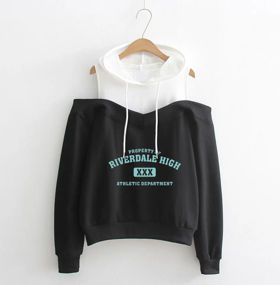 Fashion Strapless Hooded Sweatshirt