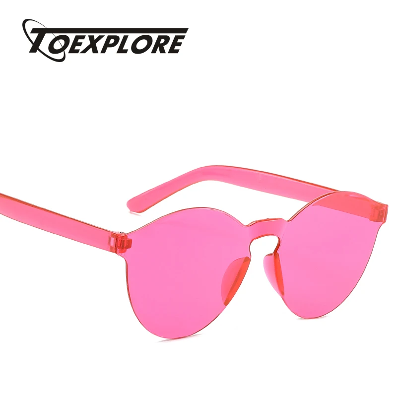

TOEXPLORE Women Cat Eye Sunglasses Men Brand Designer Eyewear Vintage Retro Luxury Mirror Sun Glasses New Fashion UV400 Party