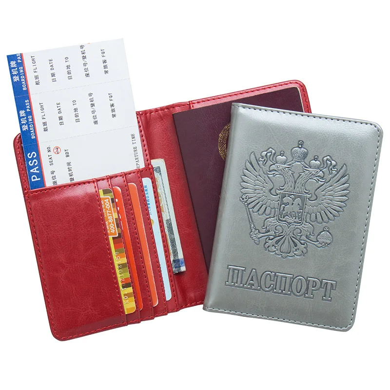 Porte-passeport de voyage en cuir avec blocage RFID organiseur de documents étui pour cartes de voyage femme portefeuille pour homme 