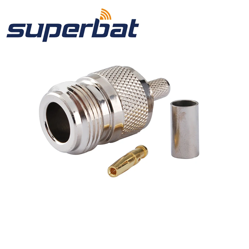 RF Coaxial Connectors Set for RG58 RG142 RG400 LMR195 Cable