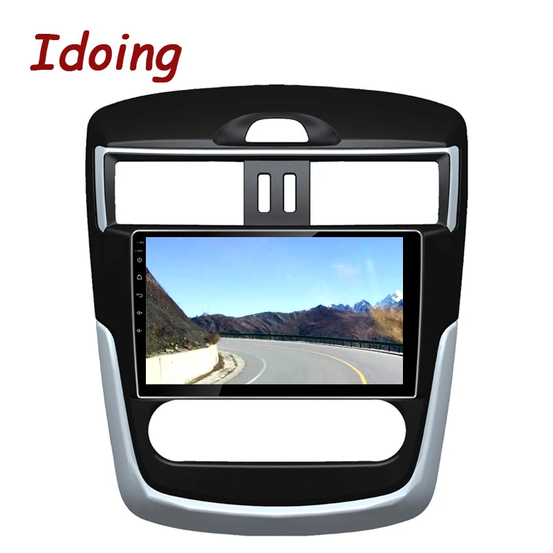 Cheap Idoing 9"2.5D IPS Car Android 8.0 Radio Vedio Multimedia Player Fit Nissan Tiida 2016 4G+64G Octa Core GPS Navigation Glonass 5