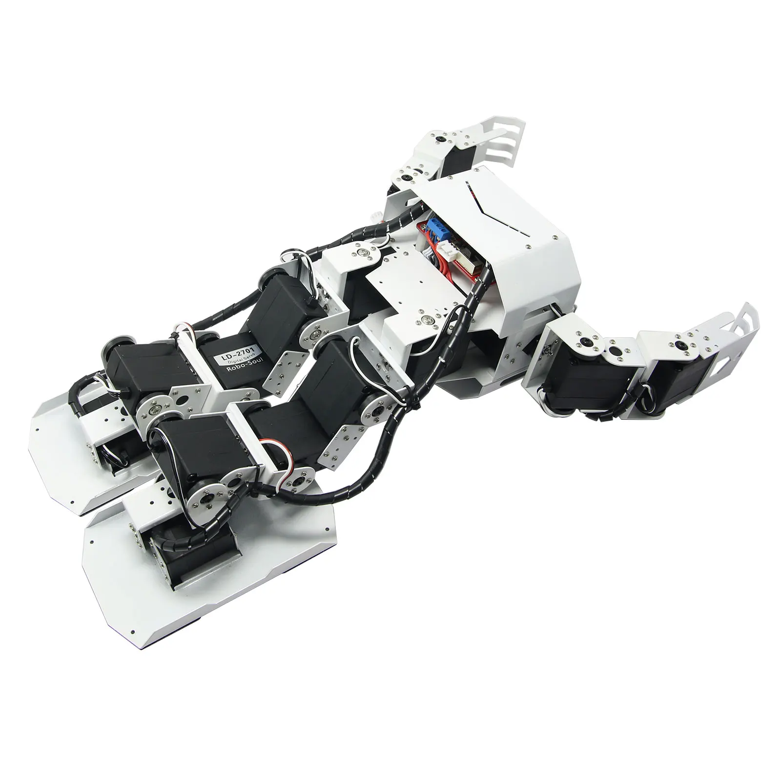 17DOF Robo Soul H3.0 Biped Robotic Humanoid Robot полный комплект с алюминиевой рамой и сервоприводом 17