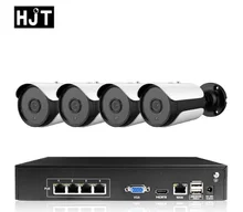 CCTV System 4CH POE Audio H.265 5MP HD Infrared Network HD IP Camera CCTV cam Security Outdoor Waterproof P2P NVR
