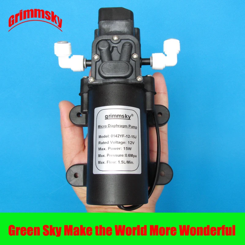 1.5L/Min 15W very quiet 12v automatic water pressure booster pumpin Pumps from Home Improvement