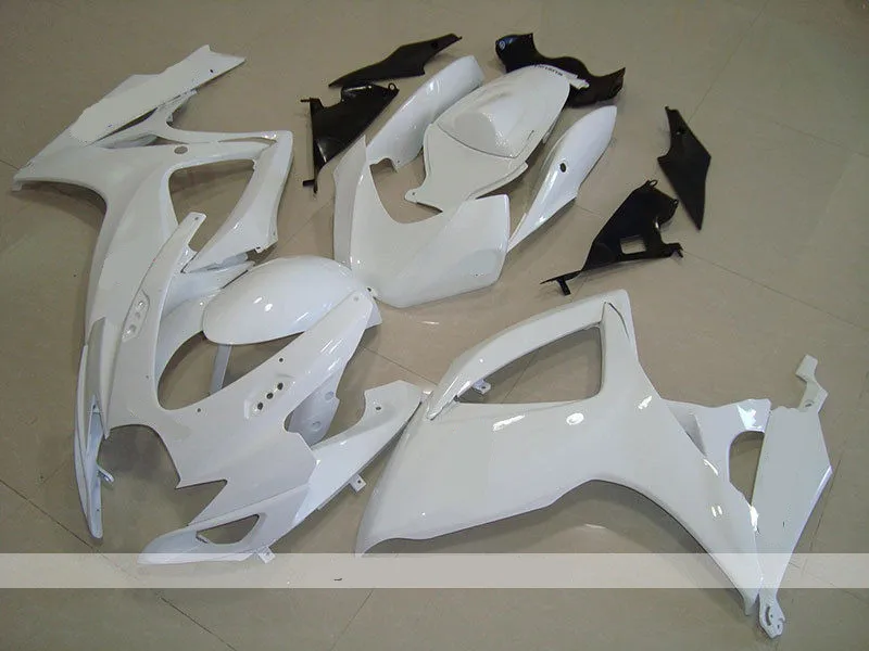 

New ABS Fairings Kit set Fit For SUZUKI GSXR600 GSXR750 06 07 R600 R750 K6 GSXR 600 750 2006 2007 full white