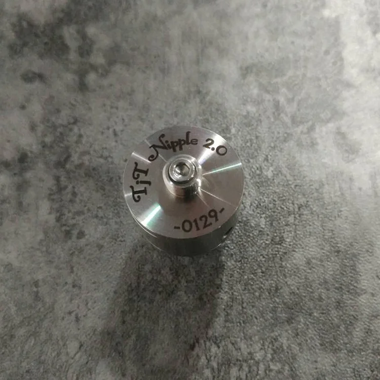 YFTK TIT ниппель V2 Styled squonk rda DIY 510 атомайзер серебро 22 мм bf одна катушка MTL vape