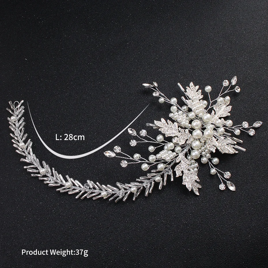 Silver Headbands  (4)