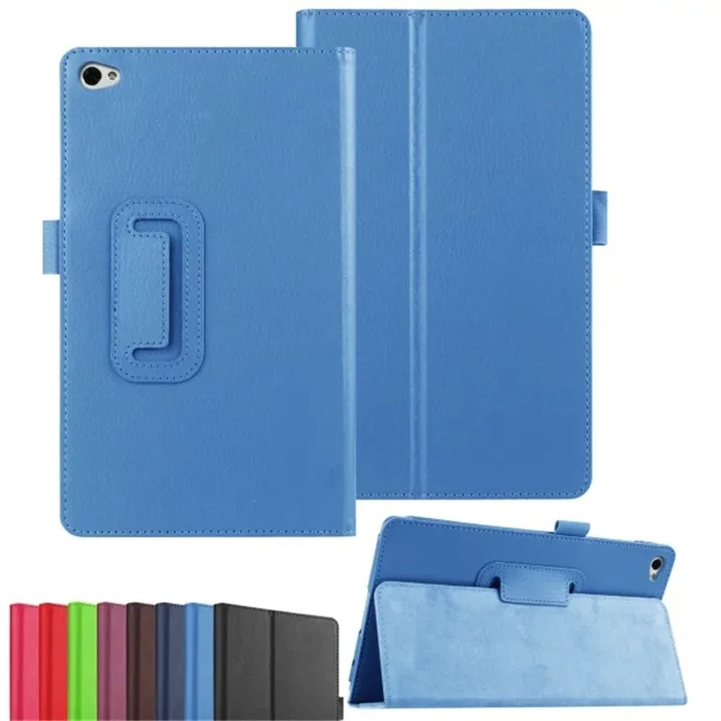 Luxury Litchi Pattern Flip PU Leather Case Cover For Huawei Media Pad M2 M2-801W M2-803L Huawei M2 8.0 Tablet Case Cover 8 Inch  (48)