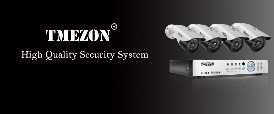 Tmezon HD AHD 4CH 1080P DVR NVR 4 шт 2.0мп камера домашняя система видеонаблюдения CCTV наружная камера ночного видения 1 ТБ 2 ТБ набор