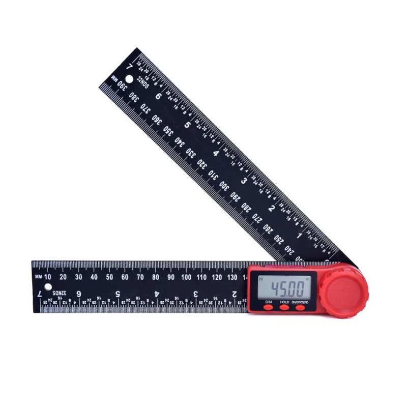 2 в 1 0-200 мм Цифровой угломер электронный угломер угловая линейка плотник измерительные инструменты