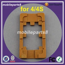 Тест нормально очень высокого качества ремонт склеивания Ремонт ЖК внешняя стеклянная пресс-форма для iphone 4 и iphone 4s