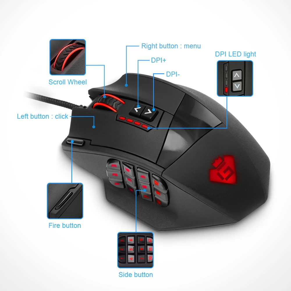 Motospeed v. игровые программируемые мыши. мыши jet. игровые программируемые мыши. Zelotes c-12.