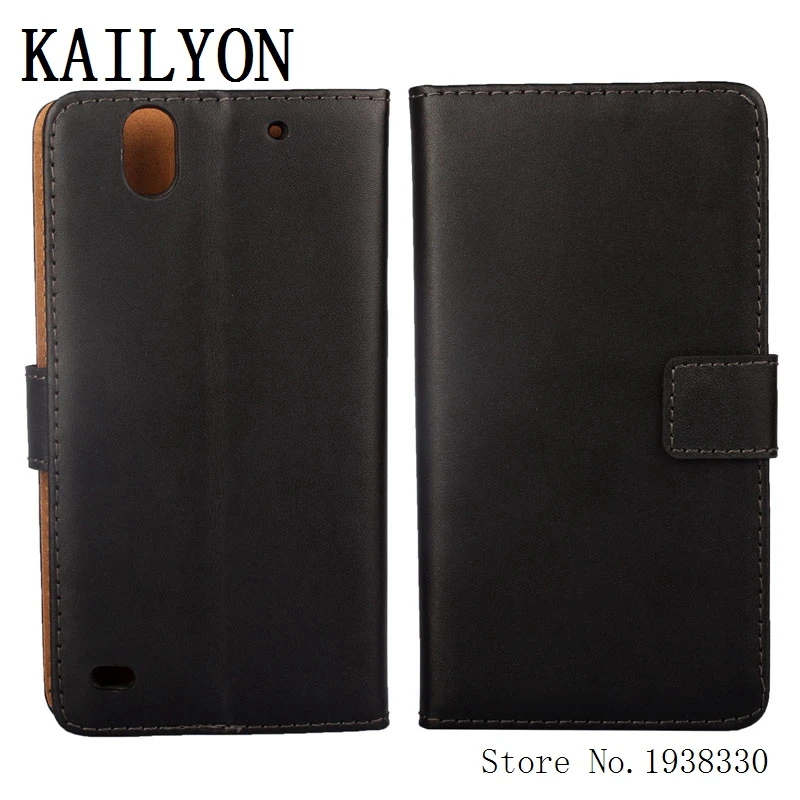 Kailyeon Роскошный чехол из натуральной кожи для Sony Xperia C4 Dual E5303 E5306 E5353 откидной Чехол