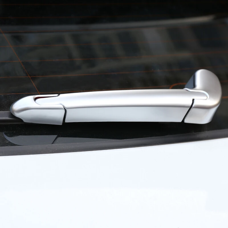 For Jaguar F Pace f pace X761 2016 2017 accessories ABS Chrome Car Rear Window Wiper Arm Blade
