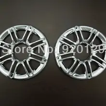 Хромированные 3D мотоциклетные колонки Accent Grill круглая крышка передние/задние крышки для Harley Touring Electra Glide 1996-2013