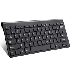 Мини Портативная Беспроводная клавиатура 2,4G 78 клавиш ультра тонкая энергосберегающая батарея питание для планшетных ПК Компьютерные
