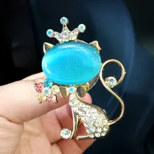 Автомобильный орнамент роскошные кристаллы алмаза Корона кошка вентиляционные отверстия аромат клип украшение горный хрусталь авто Интерьер парфюмерные аксессуары Подарки
