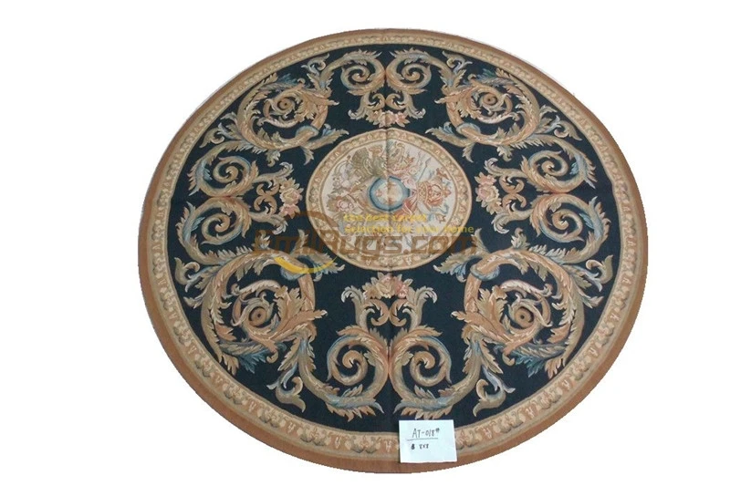 Античный Французский Aubusson напольный тканый подарок прямоугольный ковер традиционный