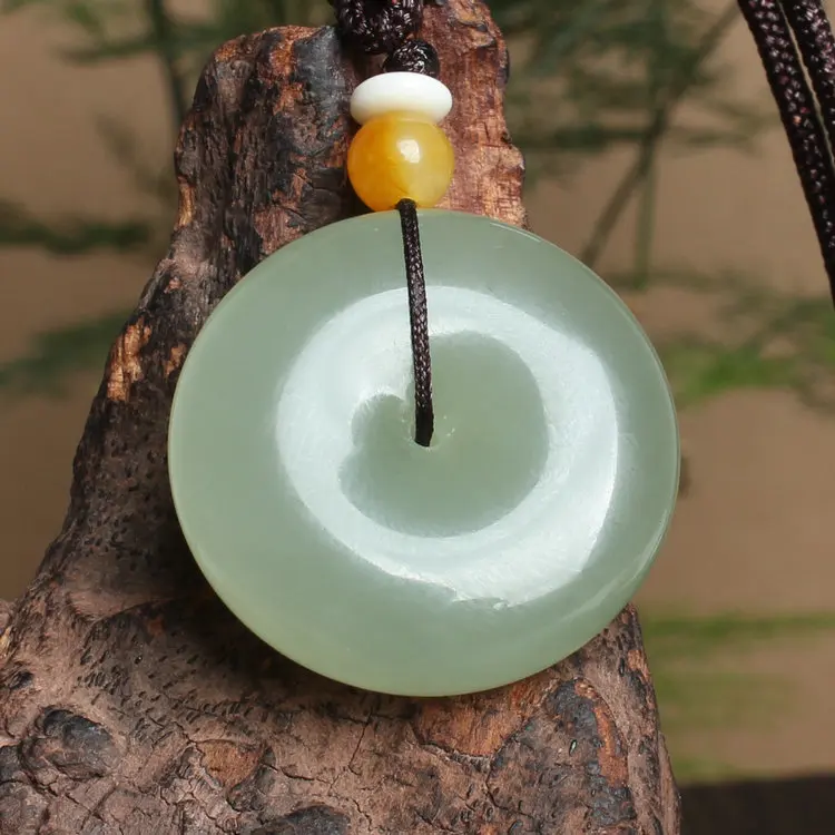 Buy QIANXU Jade Necklace Pendant Lucky Jade Pendant Women's Jewelry Fine