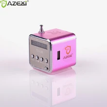 TD-V26 digital radio Mini Speaker portable Radio FM Receiver rechargeable battery support SD/TFcard music play Free shipping