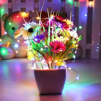 

Newly 6pcs LED String Lights Lamp USB Hanging Home Festivals Christmas Party Decoration XSD88