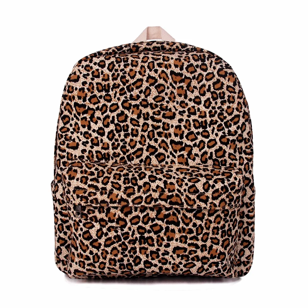 Wholesale Leopard Print Backpack Kids School Backpack Book Bag With