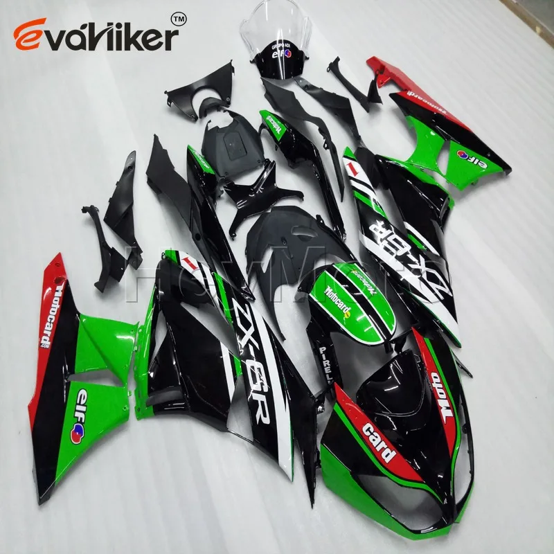 Заказной ABS Пластиковый обтекатель для ZX-6R 2009-2012 ZX 6R 09 10 11 12+ болты+ окрашенный синий литьевой формы - Цвет: G