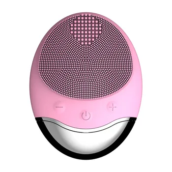 

Electric Facial Brush Cleaner Silicone IP7 Waterproof bamboo charcoal Facial Cleansing Device Anion Imported Facial Massager