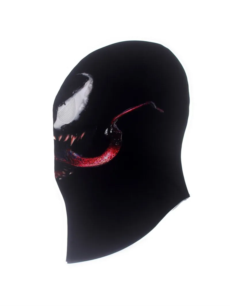Venom с изображением Человека паука маска 3D глаза Косплэй Черный Человек паук
