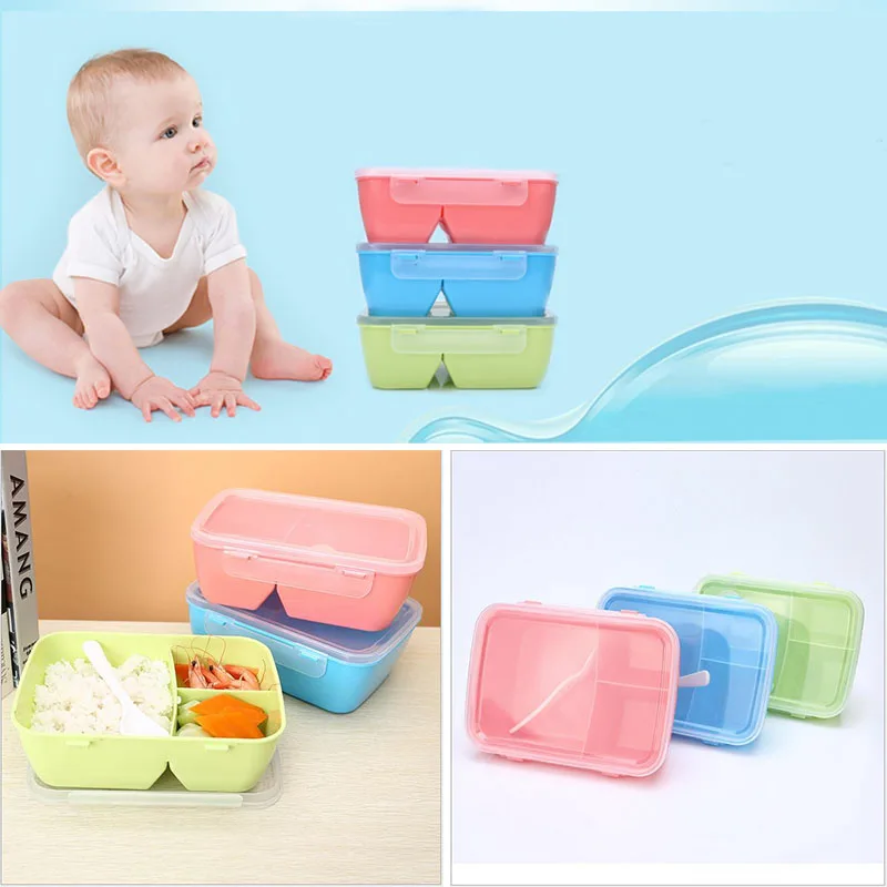 

Portable Mess Tin Microwave Bento Box PP Outdoor Picnic Food Storage Container Lunchbox Dinnerware Set Tableware for Home