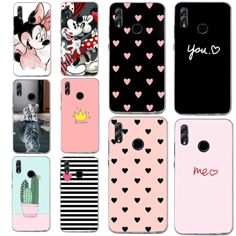 

For Huawei P Smart 2019 Case 3D Luxury Cartoon Painting Silicone Soft Cover For Huawei Honor 10 9 Lite P20 P9 P10 Lite P Smart