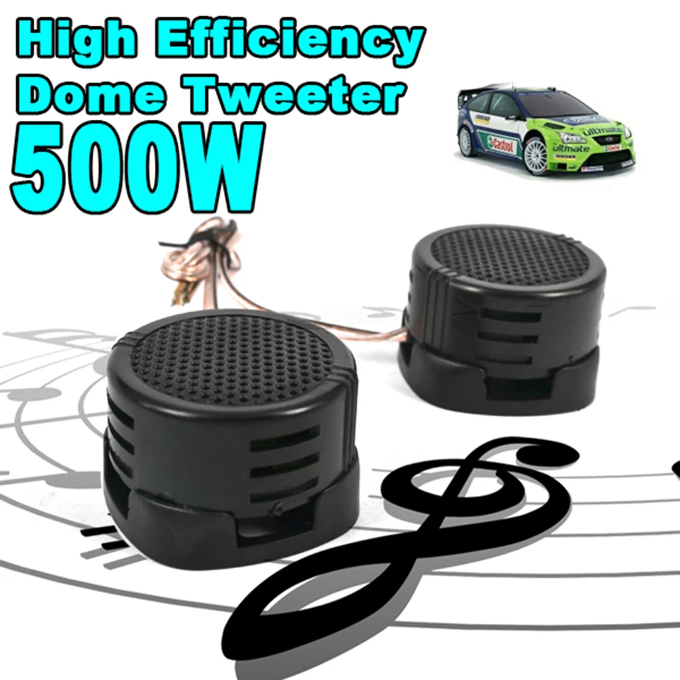 

Kebidu Universal Mini Car Dome Tweeter High Efficiency Portable 2x500w Loudspeaker Loud Speaker Super Power Audio Klaxon Sound