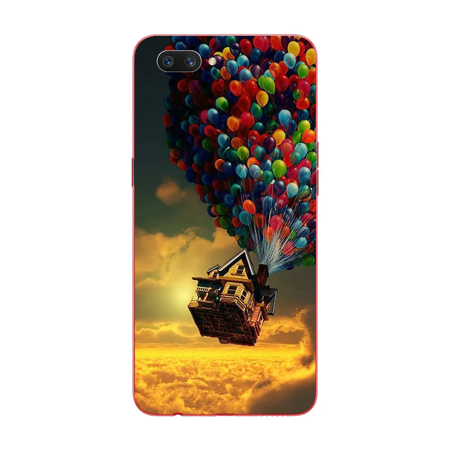Чехол для Oppo Realme C1 Мягкий ТПУ силиконовый чехол модный мультяшный телефона A3S A3 S A5