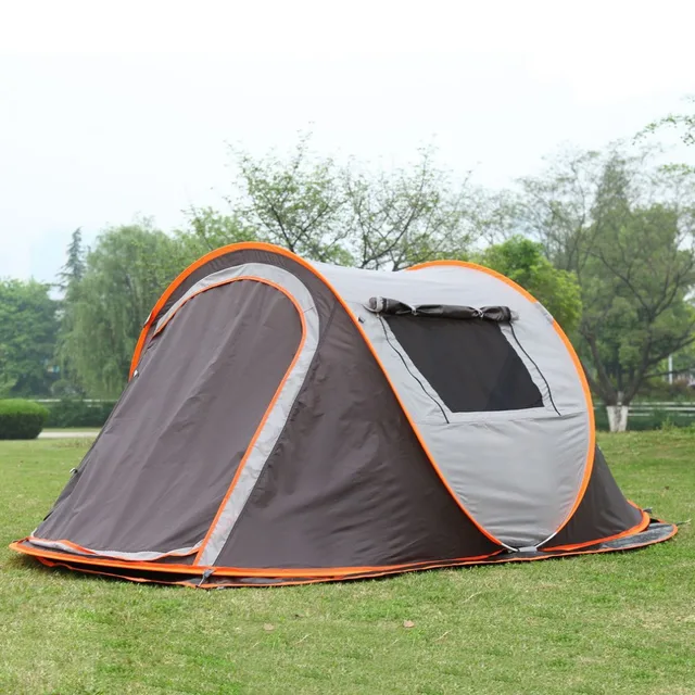 Best Quality outdoor 3-4persons automatic speed open throwing pop up windproof waterproof beach camping tent large space free shipping Best Quality outdoor 3-4persons automatic speed open throwing pop up windproof waterproof beach camping tent large space free shipping