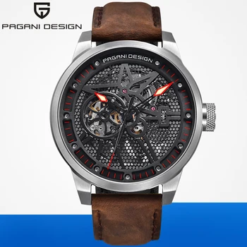 

PAGANI DESIGN Men Fashion Luxury Brand Watch Waterproof Automatic Mechanical Leather Militare Sport Men Watch Relogio Masculino