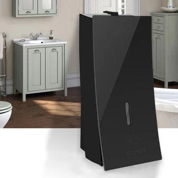 

Adhesive Liquid Shampoo Wall Mounted Bottle Hand Sanitizer Hotel Bathroom Press Container Home Soap Dispenser Box Shower Gel 1pc