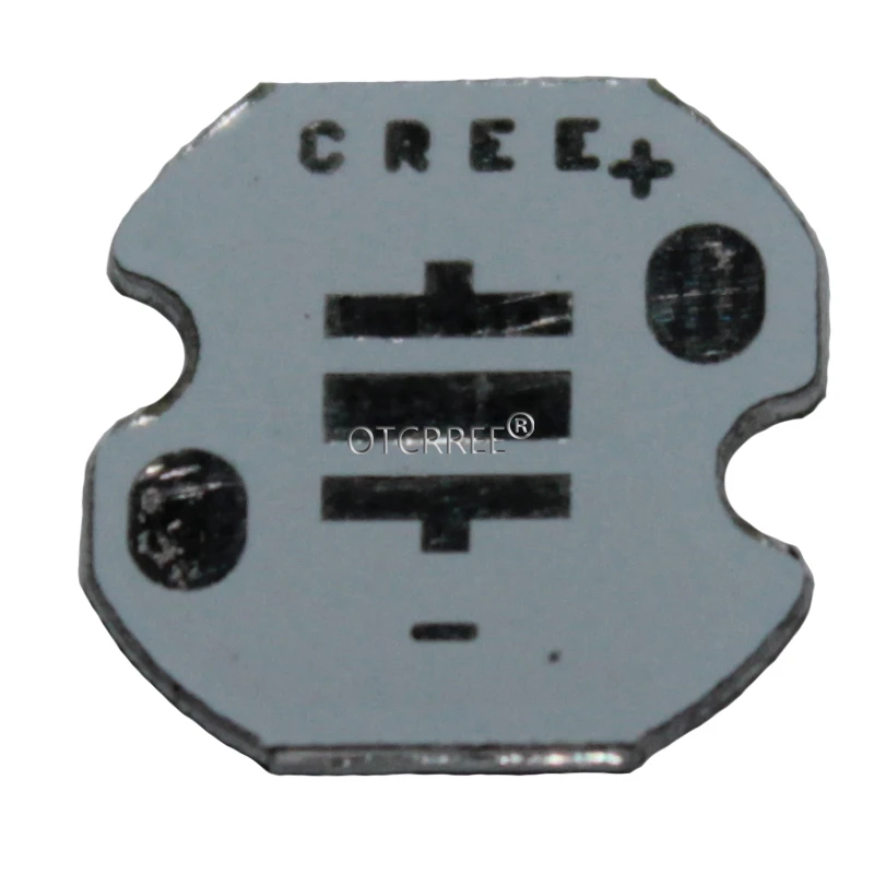 Cree XPE XP-E/ХТЕ XT-E/XPG XP-G 3535 светодиодный PCB Алюминий доска основа для отвода тепла пластины печатной платы 20/16/14/12/8 мм для DIY светильник