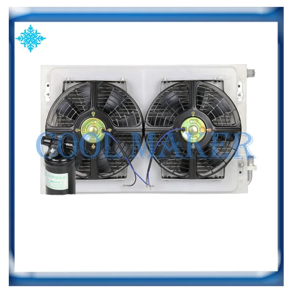 

Auto universal air conditioner condenser unit cooling fan assembly parts refitted trucks