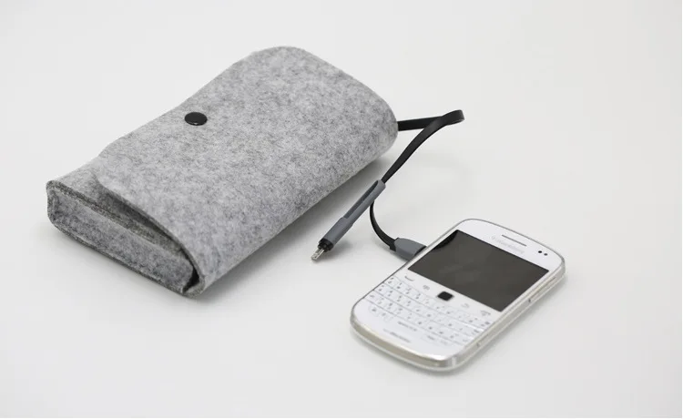 Простая фетровая сумка для хранения, модный серый цвет, мини-сумка для цифровых аксессуаров, органайзер для путешествий, электронные гаджеты, Органайзер