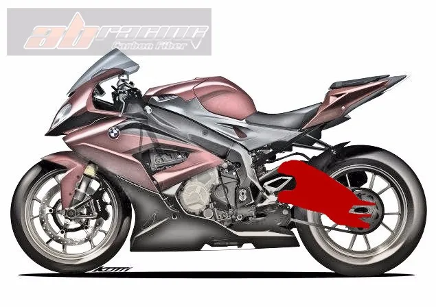 Крышка маятника для BMW S1000RR 2009, 10, 11, 12, 13, 14, 15, 16 лет гоночный полностью из углеродного волокна, твил