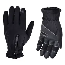 2019 зимние велосипедные перчатки ветрозащитные теплые флисовые перчатки мужские женские мотоциклетные зимние лыжные спортивные