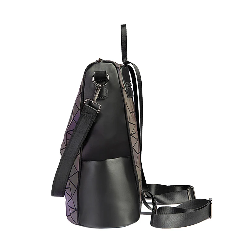 Мужской рюкзак для ноутбука женский геометрический рюкзак с отражающими вставками женский рюкзак школьные сумки для девочек-подростков голографическая сумка