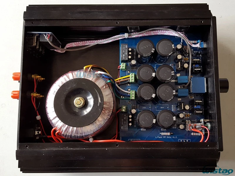Усилитель Hi Fi 2x25 Вт однополосный усилитель мощности PassA30 алюминиевый корпус с