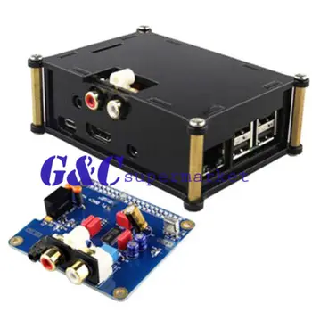 

New Acrylic Case for Raspberry Pi 2 B / B+ I2S Interface HIFI DAC+ Audio Card