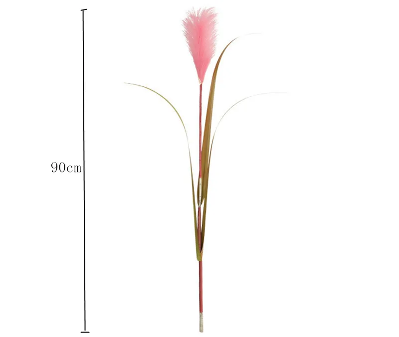 90 см имитация растения поддельные трава для горшка Рид Офис Гостиная Зеленый завод большие украшения свадебные дороги руководство