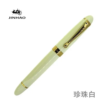 Jinhao X450 классический толстый корпус 1,0 мм изгиб перо каллиграфия ручка Высокое качество Металл перьевая ручка Роскошные чернила подарочные ручки для письма - Цвет: 17