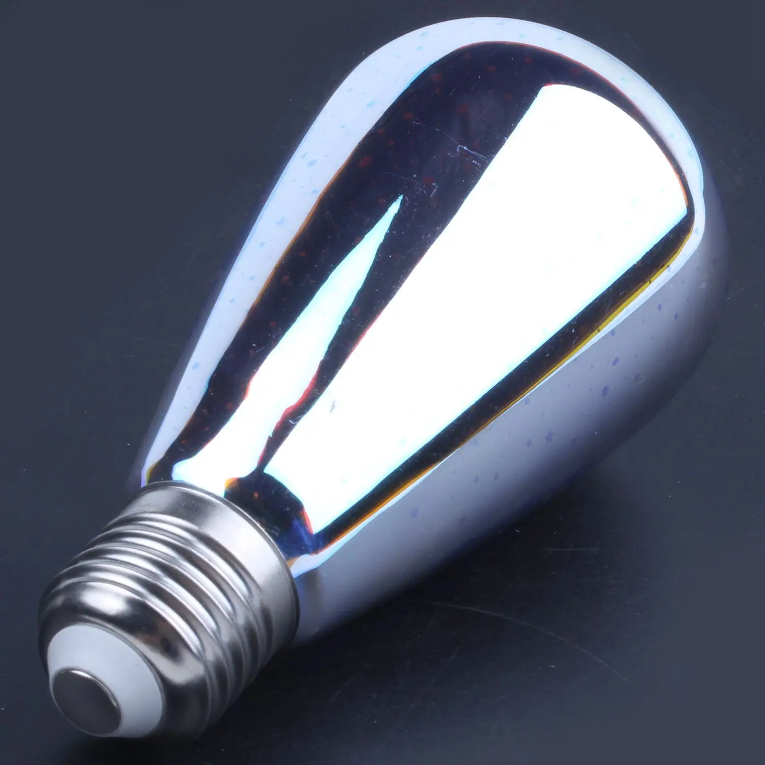 Brand New 5W LED 3D Decoration Light Bulbs 85V-265V Novelty RGB Lamp ST64 Filament Fireworks Ball Light for Home Holiday