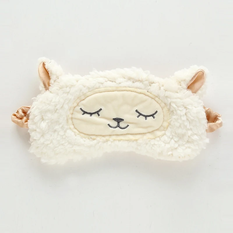 

1 pc Sheep Style Relaxing Eyeshade Sleeping Mask Black Mask Bandage on Eyes